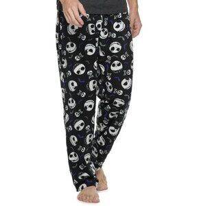 New! Nightmare Before Christmas Fleece Lounge Pants Tim Burton Jack Skellington